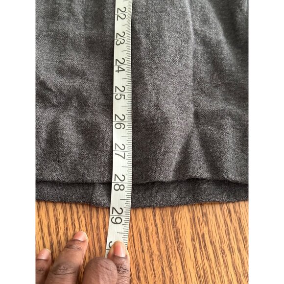 Nic And Zoe Studded Cuff Tunic Top Bell Sleeves Pockets Gray Sz PM - Picture 8 of 10